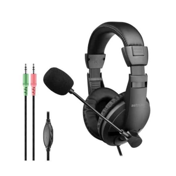 Over-ear Wired Stereo Headset with Flex Mic  HS125